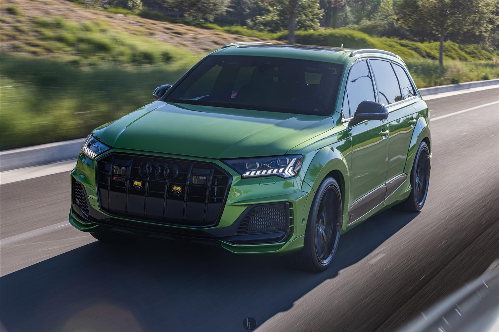 2022 Audi Exclusive Java Green SQ7 - photo by Floresca Images